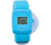 Lcd Bluetooth Kids Termómetro para niños, termómetro digital de fiebre utilizado con la aplicación móvil Muñeca de monitoreo de temperatura corpora...