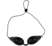 Protección ocular UV flexible Gafas de bronceado para interiores y exteriores Gafas de bronceado para tomar el sol en la playa Negro