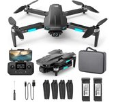 Drone con cámara 4k hd gps adulto principiante 5ghz transmisión plegable quadcopter