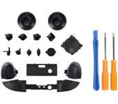 Kit de reemplazo para el controlador Xbox Series X Lb Rb Bumpers Botones de disparo Botón de guía con destornillador Negro