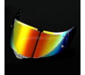 Visor de casco para Agv K1 K3 Sv K5 Casco de motocicleta Gafas casco de moto Lente de decoloración Visor de visión nocturna Rojo, azul