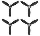 Hoja de hélice de liberación rápida de hélices de plástico de 4 piezas para loro Bebop 2 Drone/fpv2.0 A