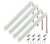 Mintian 12V-80V 108 Tira LED SMD Lámpara de techo para coche para autocaravana Autocaravana Autobús Caravana Cocina Baño Tira de iluminación interi...