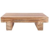 Taburete de madera para adultos, taburete de cama para camas altas, cocina, baño, armario, gran escalón de madera Color de la madera
