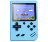 500 juegos clásicos incorporados, consolas de juegos electrónicos retro, juguetes para niños Azul