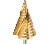 Broca escalonada: broca de cono en espiral avellanadora escalonada de 6-65 mm con eje triangular adecuada para mí