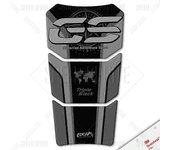 Protector de pegatina de almohadilla de tanque de motocicleta 3D Triple negro 40 años Calcomanía para BMW R1200GS ADV R1250GS R 1250 GS Adventure 2...