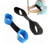 Cinturón de corrección de postura Cinturón de corrección de postura de brazo de golf de accesorio confiable para entrenamiento de golf -Z Negro