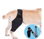 Rodillera para perros, soporte para piernas para desgarrar ACL y CCL Mejor recuperación, aparatos ortopédicos ajustables para las patas traseras pa...
