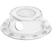 Tapa de desagüe de desbordamiento de bañera Sello de ventosa libre de BPA y ftalatos para desbordamiento de bañera como mostrar