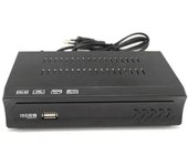 Decodificador EU PLUG ISDB-T 1080P HD para Brasil/Chile Receptor de TV de transmisión de video digital terrestre Negro