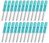 100 PC 2.0 mm Mini destornillador con mango azul para relojes Celular HDD cámara portátil reparación también Como se muestra