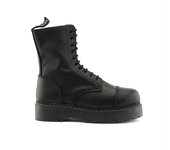 Grinders Hombre Bulldog Negro ACS Puntera de Acero Botas Derby de Seguridad 10