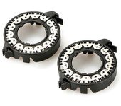 Adaptador de bombillas de faro de xenón HID D1S D1R D1C Anillos de base Anillos de base Retenedores de bloqueo de metal Clips Adaptadores D2R D2C D...