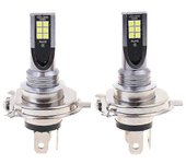 Exsha 2x H4 200W 12000lm luz de imagen LED con lámparas de bola