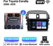 Redkid Carplay Android Auto para Toyota Corolla E140/150 2006 2007-2013 Subwoofer automotriz multimedia Autoradio Android Dsp 4g Player A 2 AHD de ...