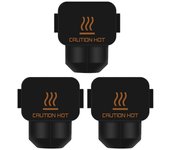 Calcetines de silicona de 3 piezas para Bambu A1 Mini kit de bloque calefactor para Bambu Lab A1 Mini Hotend Cubierta de caja de aislamiento térmic...