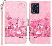 Para HMD Pulse Pro Case Bolso de mano con funda de cuero para teléfono impreso con patrón 3D Multicolor Style G