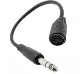 Cable Midi, Din hembra de 5 pines a Monoprice 6.35mm (1/4 de pulgada) Cable macho JU