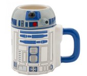 Star Wars R2-D2 Taza de cerámica esculpida de 20 oz Varios colores