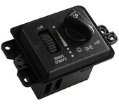 Interruptor de faro con luces antiniebla apto para Ram 1500 56045537AA Negro