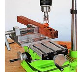 Redkid Fresadora de mesa de trabajo multifunción Mesa deslizante de trabajo Mesa de ajuste de accesorio Vise Tabla de trabajo con alicates de punta...