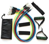 Best Trade Paquete de 5 bandas de ejercicio con asa