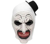 Máscara de terrorista de Halloween Máscara de payaso Disfraz de Joker aterrador Máscara espeluznante de terror de Halloween para hombres adultos mu...
