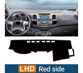 Cubierta de parasol del tablero del automóvil para Toyota Hilux SW4 Fortuner AN50 2005 2006 2007 2008 2009 2010 2011 2012 2013 2014 Accesorios LHD ...