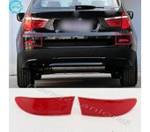 Para BMW F25 X3 2011 2012 2013 2014 Coche Trasero Trasero Parachoques Esquina Reflector Luz Falsa Decorativa Lámpara de Luz Falsa 1Pair