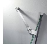 40cm acero inoxidable puerta de ducha sin marco panel fijo barra de soporte de pared a vidrio para 6 mm 8 mm 10 mm de vidrio grueso