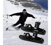 2022 Nuevos mini zapatos de esquí Mini patines de esquí trineo suministros de nieve botas de esquí snowboard para adultos Una generación de cajas g...