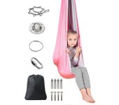 Sensory Joy Swing Hamaca interior Necesidades especiales Joy Cuddle Techo Acurrucarse Columpios Sala al aire libre Hamaca de tela ajustable para