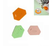 Guía de costura magnética de 3 piezas para máquina de coser - Guía de dobladillo poligonal multifuncional con escala, Se Color de la foto