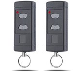 Paquete de 2 transmisores manuales para puertas de garaje compatibles con HSE2-40, HS4-40, HSM4-40, 40.685 MHz Garage Re