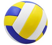 1 pelota de voleibol suave y fácil de transportar, impermeable, de PVC, profesional, para playa y exteriores. Como se muestra