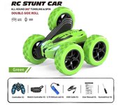 Baiccf RC RC RC Stunt Car para Niños, 2.4GHz Coche de Control Remoto, 4WD Gesture Sensor RC Cars con Luz LED, Doble Cara 360, Regalo para Niños y N...