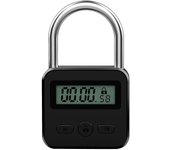 Temporizador de metal Bloqueo Pantalla LCD Multifunción Tiempo electrónico 99 horas Sincronización máxima USB recargable Ti