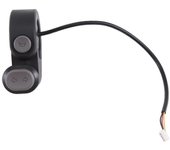 Interruptor de cina de giro singal para scooter eléctrico Max G2 Kick Scooter Botón de manillar Piezas del interruptor de luz de campana Negro