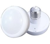 Bombillas LED a pilas con mando a distancia, 13 colores RGB, 3 pilas AA, luz LED de disco con rosca E26, temporizador inalámbrico, bombillas LED re...