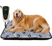 Almohadilla térmica para mascotas extra grande al aire libre Xl estera de calefacción eléctrica para perros grandes Gato Mascota interior Cama cale...