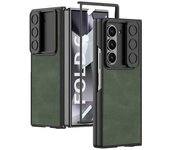 Unbrand Para la funda Samsung Galaxy Z Fold 6 con protector de pantalla incorporado y cubierta de lente deslizante, funda protectora de teléfono re...