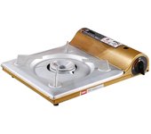 Portátil al aire libre 2800w Mini cassette grill cook stove camping picnic butano gas quemador horno Oro