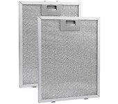 2PCS Campana extractora Filtro Campana extractora Extractor de cocina Ventilación Aspirador de aluminio Como se muestra