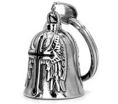 GuardianesWing Luck Bells Hanger Motorbike Bells Accesorios de decoración Negro