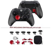 Para Xbox One Elite Series 2 Generation Elite Edition Mango Metal Button Rocker Paddle Conjunto rojo de 14 piezas