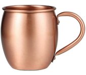 530ml 100% Taza de cobre puro Moscú Mule Mug Drum Cup Copa de cóctel Taza de cobre puro Restaurante Bar Col