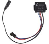 Interruptor de espejo de baño de 12V 3A para sensor táctil para faro de espejo de luz LED Negro Two-color
