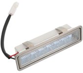 Bombilla de cocina Campana extractora en forma de rectángulo Lámpara de humo debajo del armario Iluminación de autocaravana de yate Blanco 12.00X3....