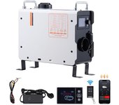 Vevor Calentador diesel de 2KW, calentador de aire diesel todo en uno de 12V / 24V, con control de la aplicación Bluetooth, control remoto y pantal...